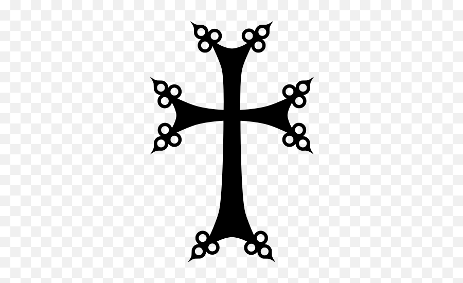 Armcross - Armenian Cross Decal Emoji,Black Nails Emoji