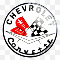 Chevrolet Corvette Circle Sign Clipart - Logo Png Emoji