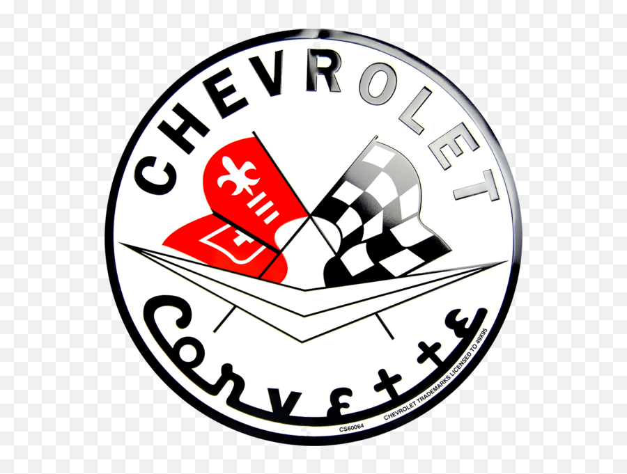 Chevrolet Corvette Circle Sign Clipart - Chevrolet Corvette Logo Png Emoji,Chevy Bow Tie Emoji