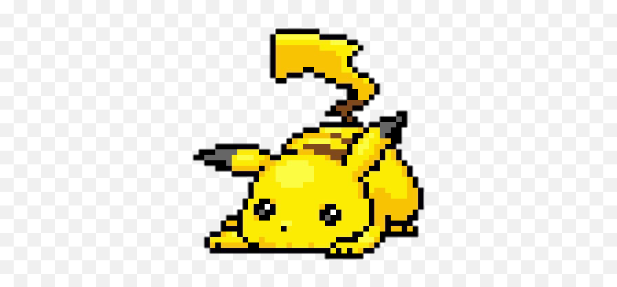 Image About Cute In Png Stuff - Pikachu Pixel Art Png Emoji,Pikachu Emoji