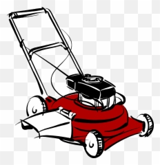 Free Clip Art - Cartoon Push Lawn Mower Emoji,Cutting Grass Emoji
