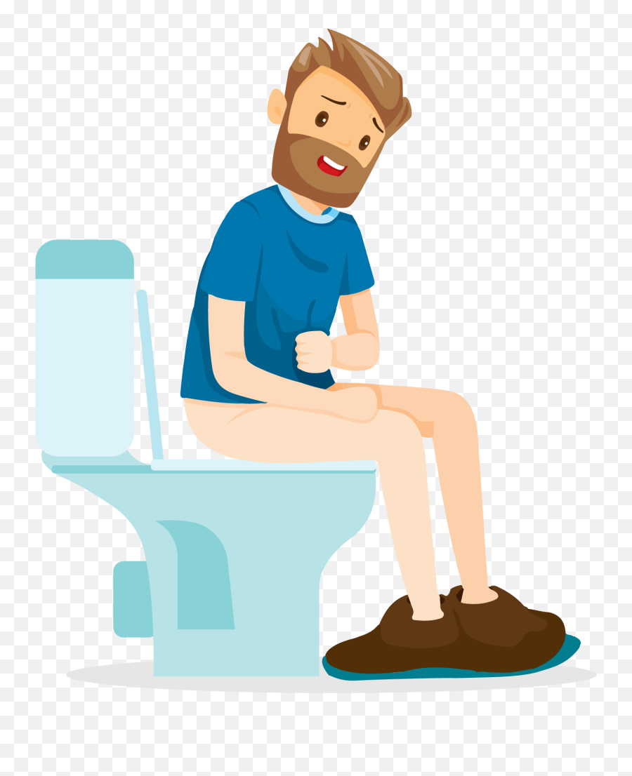 Bathroom Clipart Bowel Movement - Cartoon Large Intestines Emoji,Constipation Emoji