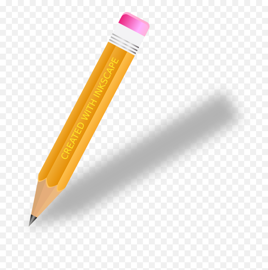 Pencil Write Office Pen Author - Shadow Of A Pencil Emoji,How To Write Emojis On Pc