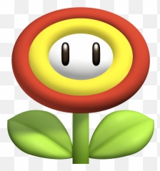 Kinds Of Power Ups Fire Flower New - Mario Png Emoji