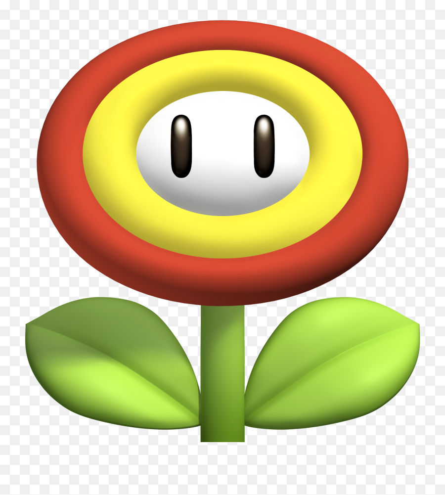 Kinds Of Power Ups Fire Flower New - Fire Flower Mario Png Emoji,Mushroom Emoticon