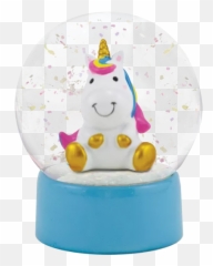 Unicorn Snow Globe - Iscream Unicorn Snow Globe Emoji,Snow Emoji Png