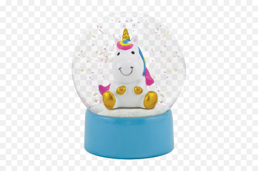 Unicorn Snow Globe - Iscream Unicorn Snow Globe Emoji,Snow Emoji Png