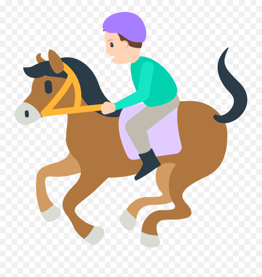 Fxemoji U1f3c7 - Person Riding A Horse Emoji,Horse Emoji