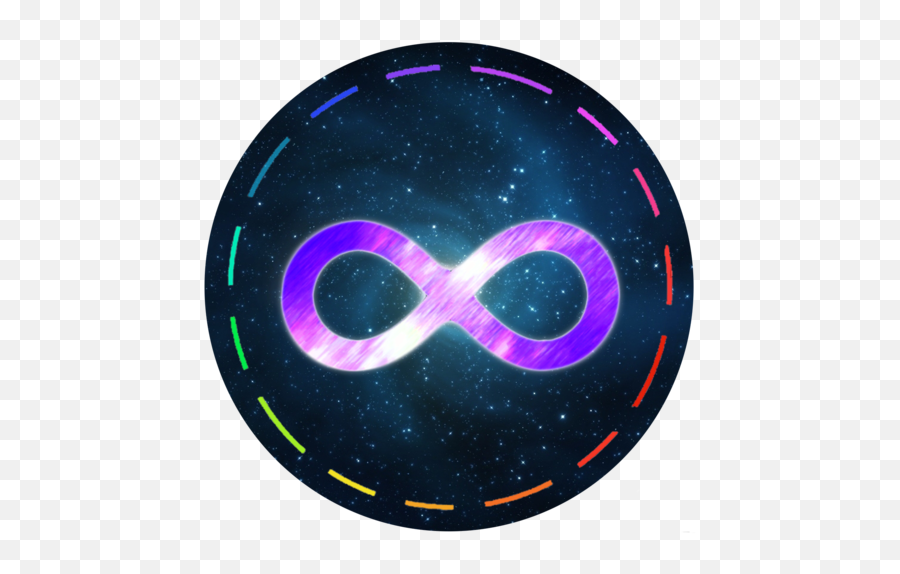 Infinity Transparent Sticker Picture - Transparent Circle Logo Futuristic Emoji,Infinity Emoji Android