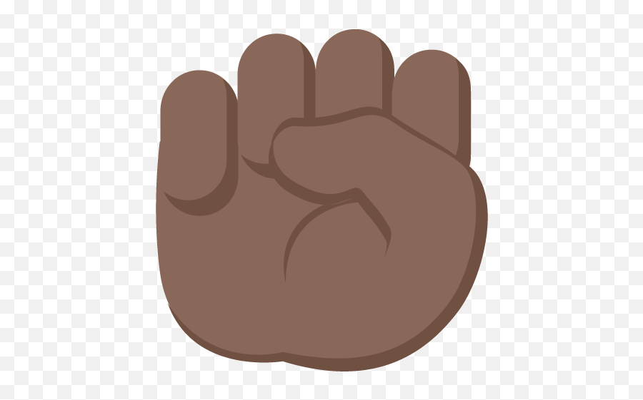 Raised Fist Icon At Getdrawings - Black Hand Fist Emoji,Punch Emoji