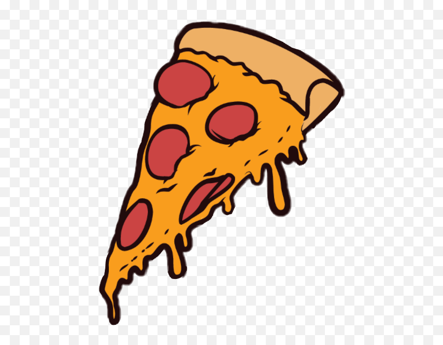 Tumblr Png Sticker - Pizza Clipart Emoji,Pizza Emoji Png