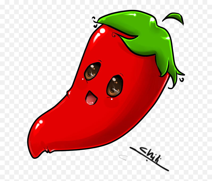 Cute Chili Pepper - Cute Pepper Emoji,Chili Emoji