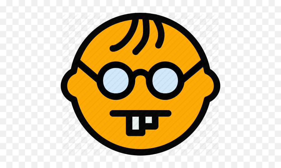 Smashicons Emoticons - Smiley Geek Emoji,Geek Emoji