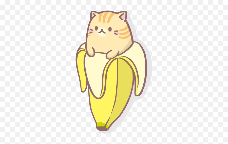 Neko Cat Banana - Tora Bananya Emoji,Neko Emoji