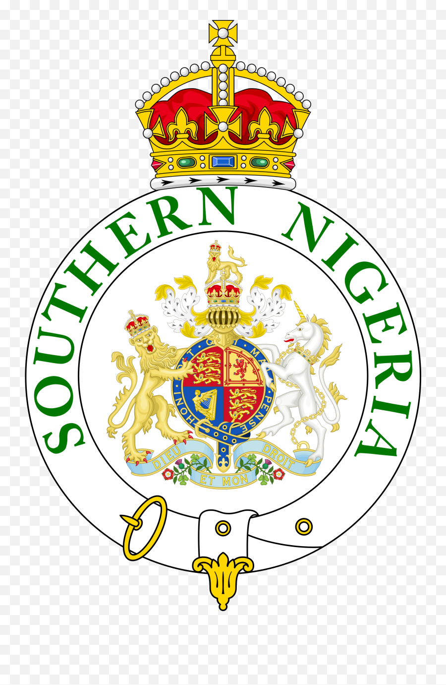 Open - Protectorate Of Northern Nigeria Clipart Full Size Royal Coat Of Arms Emoji,Nigeria Emoji