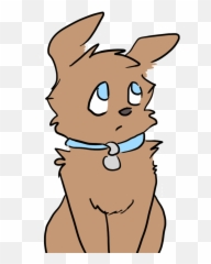 Animated Dog Clipart Gif - Cartoon Sad Emoji