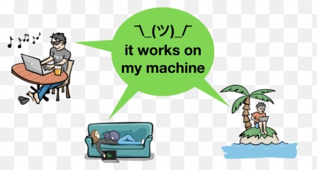 Docker on macOS Getting Started raywenderlichcom - Works On My Machine Emoji