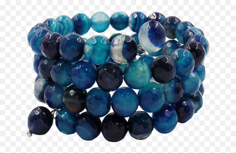 Genuine Gemstone Wrap Bracelet By Savvy Cie - Bead Emoji,Gem Stone Emoji