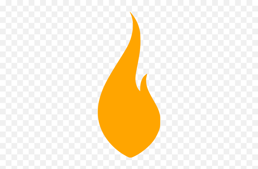 Orange Flame Icon - Flame Icon Gif Emoji,Flame Emoticon