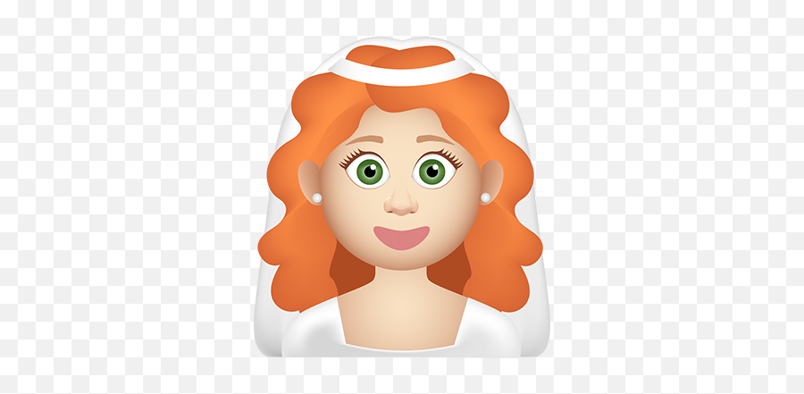 Gingermoji Kristina Caizley - Ginger Bride Emoji,Bride Emoji Png