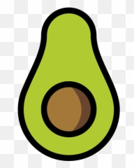 Avocado - Clip Art Emoji,Avocado Emoji