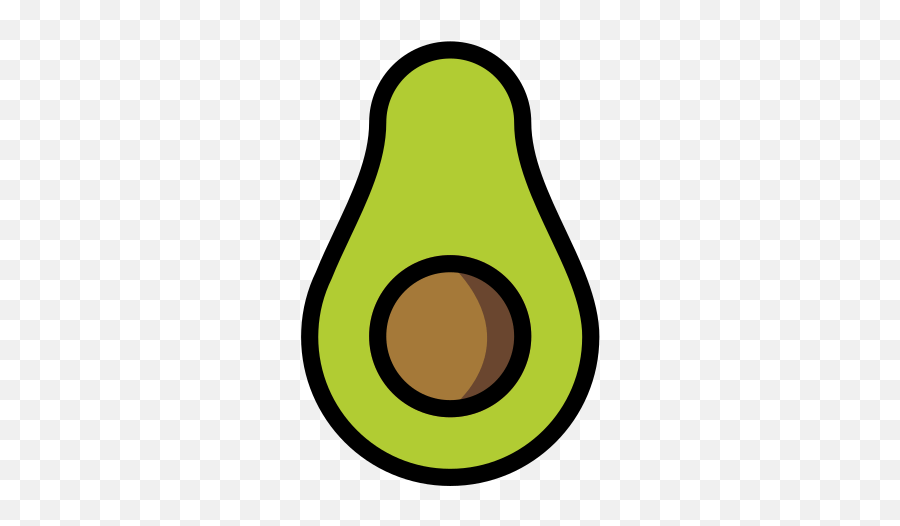 Avocado - Clip Art Emoji,Avocado Emoji