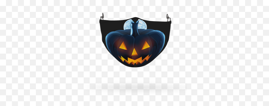 Ghost Horror Pattern Face Covering Print 5 - Celebrity Halloween Emoji,Ghost Emoji Pumpkin