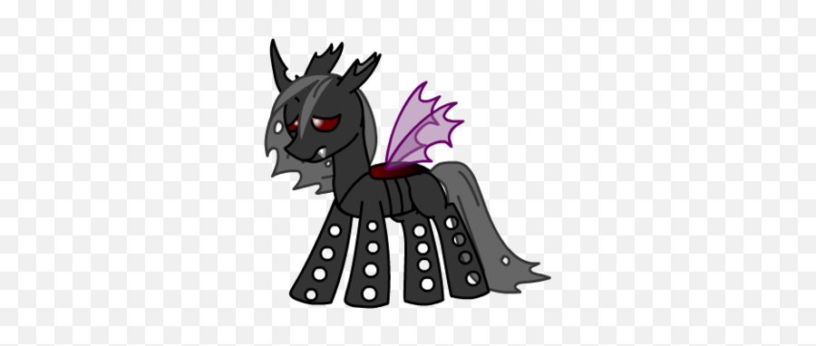 My Changeling Oc - Visual Fan Art Mlp Forums Dragon Emoji,Menacing Emoji