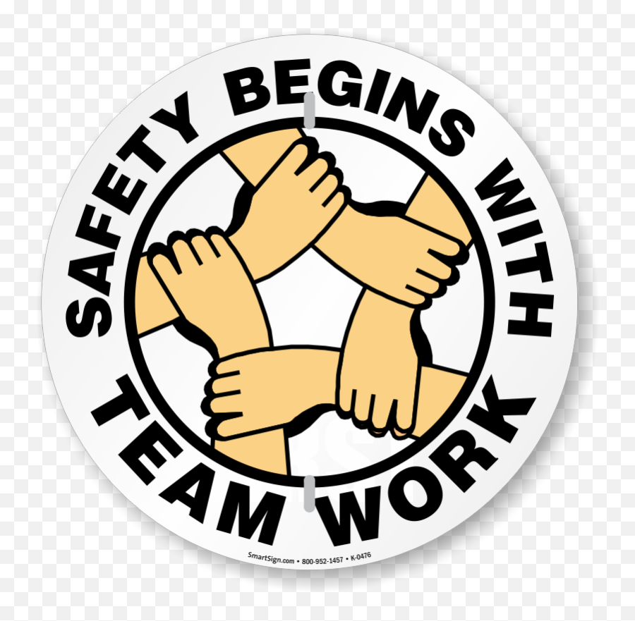 Safe Clipart Workplace Safety Safe Workplace Safety - Safety Team Work Logo Emoji,High Five Emoji Meme