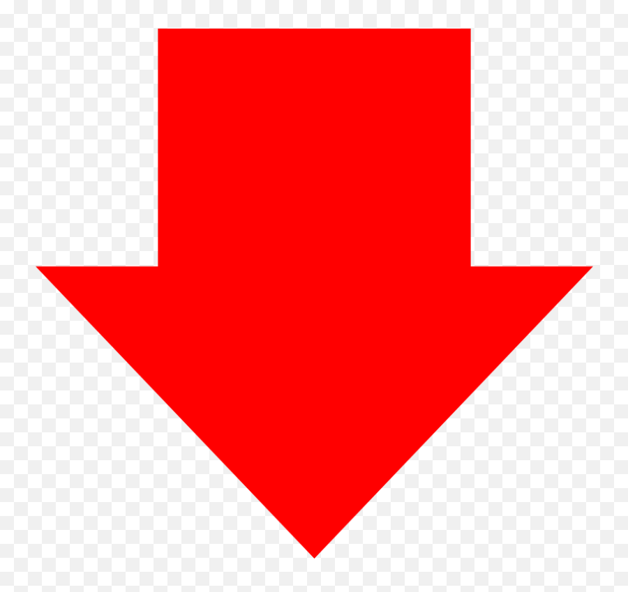 Reddownarrow - Big Red Arrow Emoji,Thai Flag Emoji