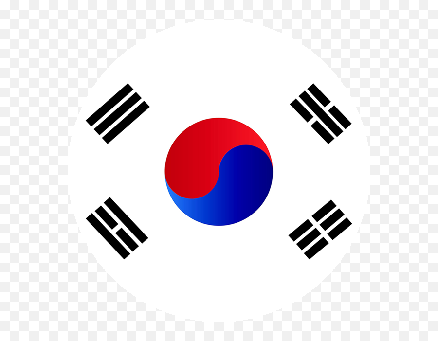 Korean Flag - Korea Flag Emoji,South Korea Flag Emoji