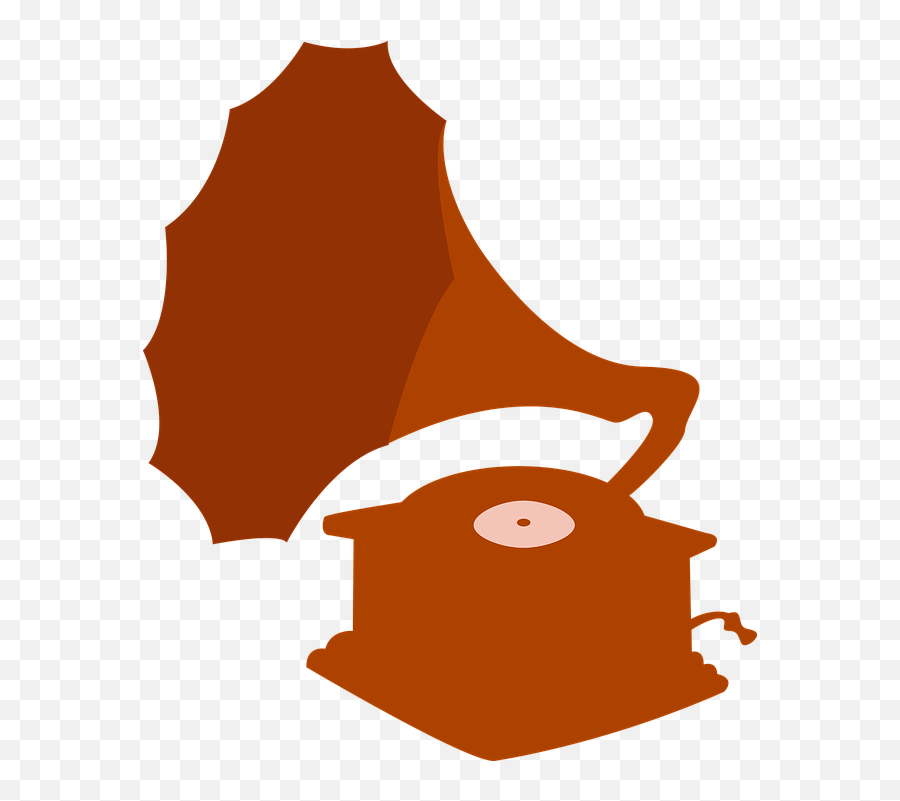 Phonograph Horn Record Player - Grammofon Png Emoji,Vinyl Record Emoji
