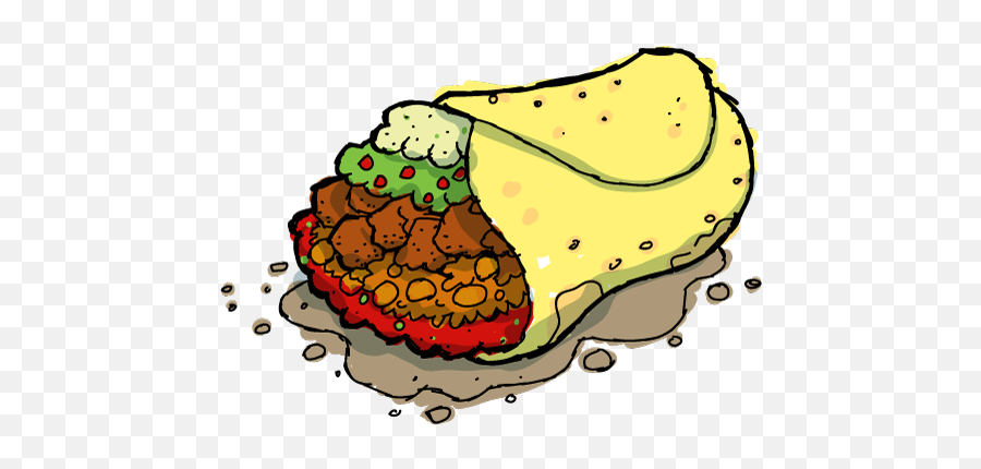 Burrito Clipart Png - Burrito Clipart Emoji,Burrito Emoji