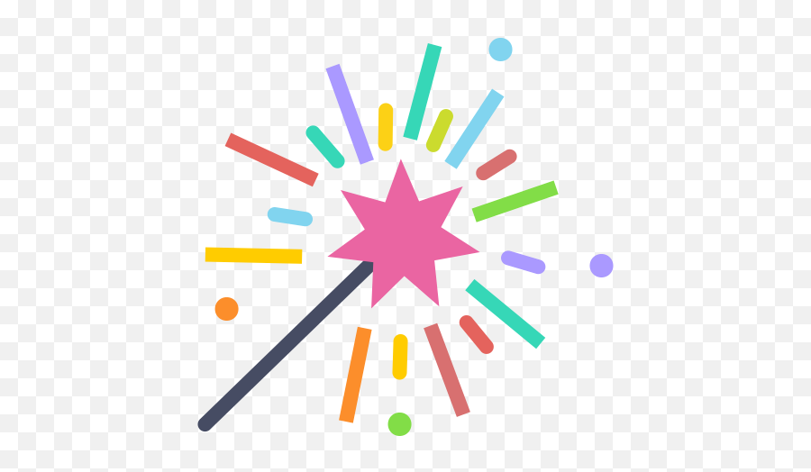 Collection Of Interface Clipart - Magic Stick Icon Transparent Emoji,Magic Wand Emoji