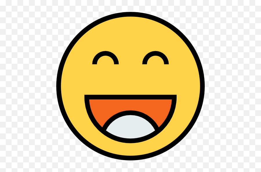 Emoticons Feelings Emoji Joke Smileys Laugh Icon - Joke Icon,Laugh Emoticon
