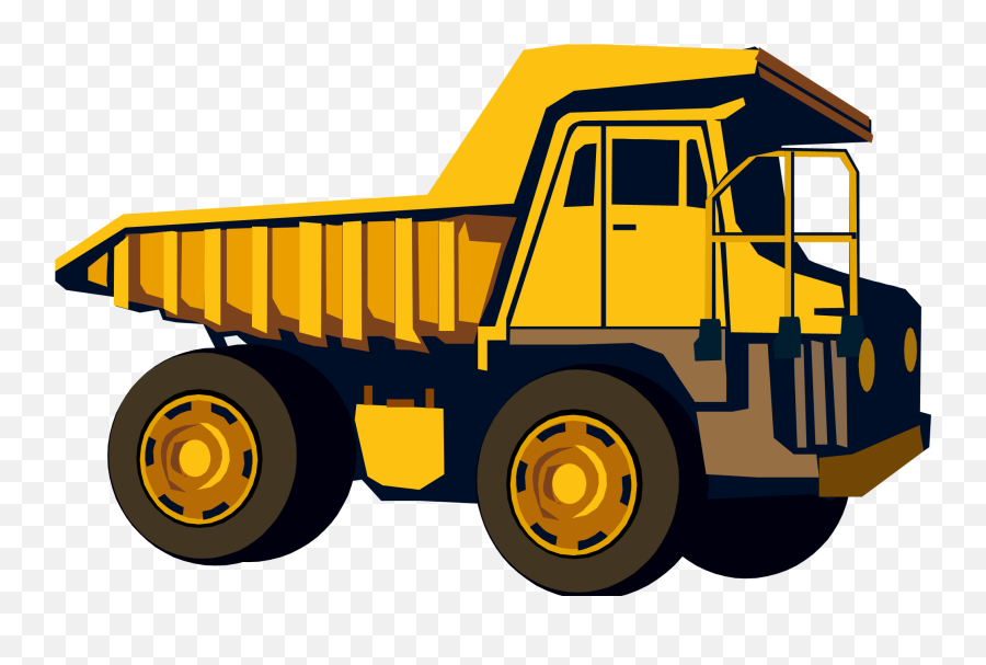 Clipart Of Dump Trucks And Benz - Truck Emoji,Garbage Truck Emoji