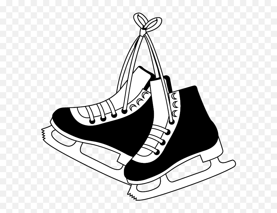 Clipart Shoes Ice Skate Clipart Shoes - Ice Skating Clip Art Emoji,Skating Emoji