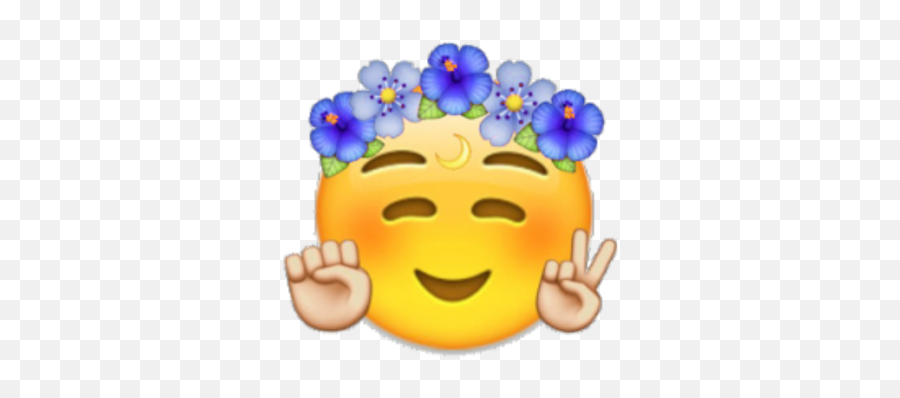 Emoji Emojis Cool Flowercrown Crown - Transparent Cute Emoji Hd,Cool Emojis