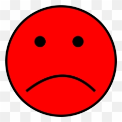 Smiley Green Simple Unhappy Sad - Emoji