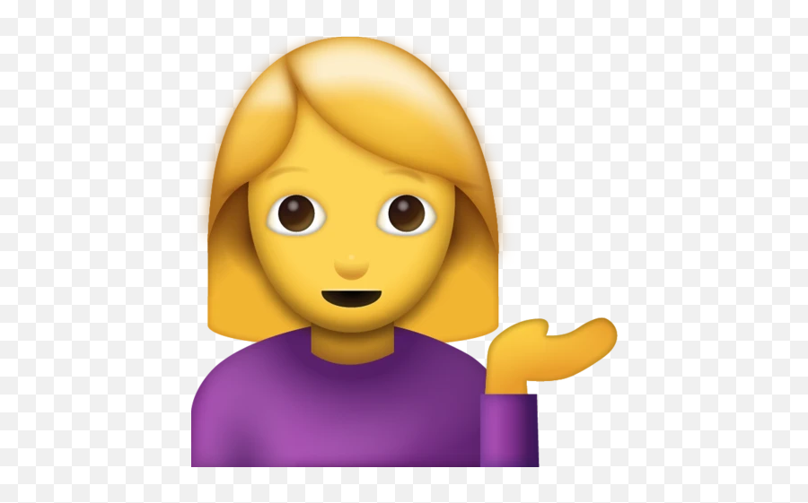 Helping Woman Emoji Download Iphone - Ios Girl Emoji Png,Girl Emoji