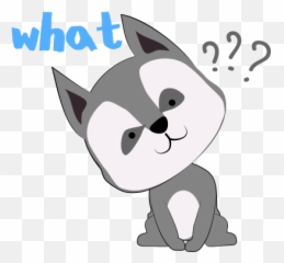 Husky Dog Emoji Sticker - Cartoon,Husky Emoji