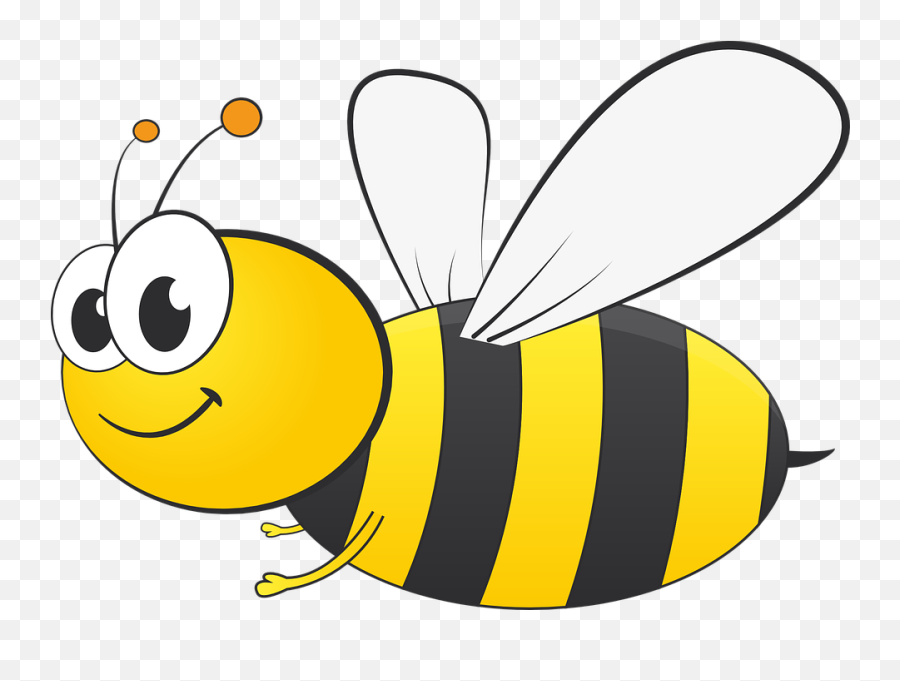Free Bee Honey Vectors - Clip Art Cartoon Bee Emoji,Busy Emoji