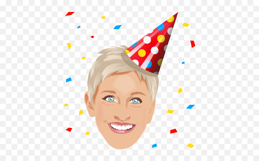 Ellen Degeneres On Twitter Itu0027s My Birthdayu2026 - Ellen Degeneres Drawing Easy Emoji,Emoji Happy Birthday