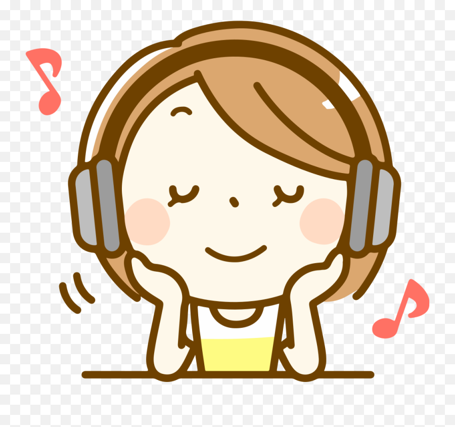 Art Clipart Listen To Music - Listening To Music Png Emoji,Listening Emoji