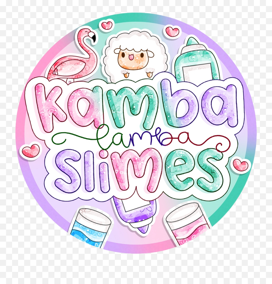 Floam Slimes Kambalambaslimes - Circle Emoji,Emoji Slime
