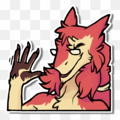 Wave Emoji Cheese Emoji Weasyl - Waving Sergal,Cheese Emoji
