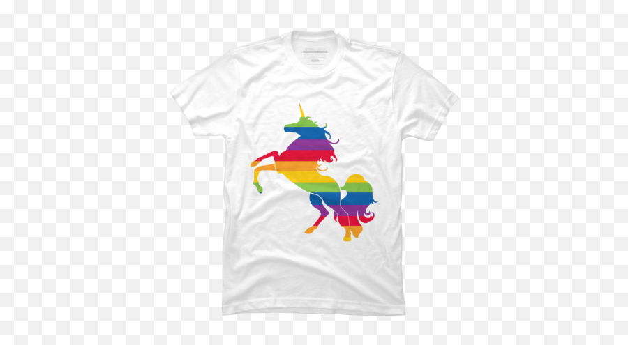 White Unicorn T Shirts Tanks And Hoodies Design By Humans - Dibujos Para Camisetas Blancas Niños Emoji,Fish And Horse Emoji