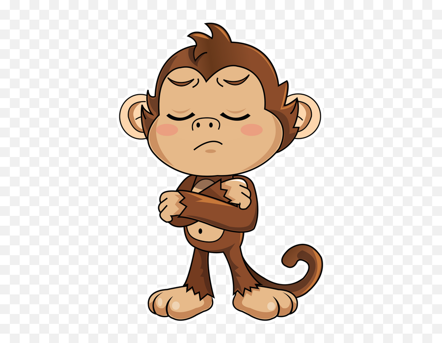 Cute Monkey Stickers - Monkey Stickers Emoji,Cute Monkey Emoji