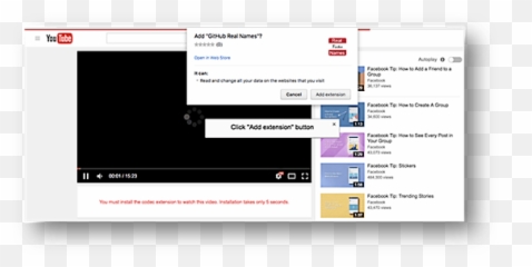 Facebook Messenger used to spread adware - Summerland Credit Youtube Fake Video Meme Emoji