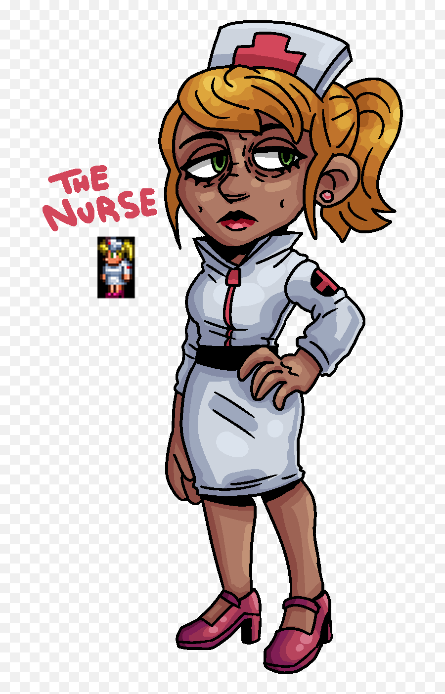 The Nurse Has Just About Had Enough Terraria - Terraria Nurse Emoji,Nurse Emoji